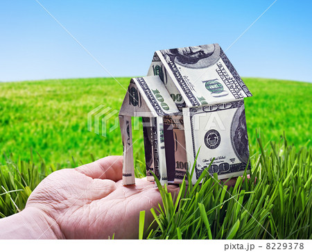House made of money in hand House made of money in hand 8229378