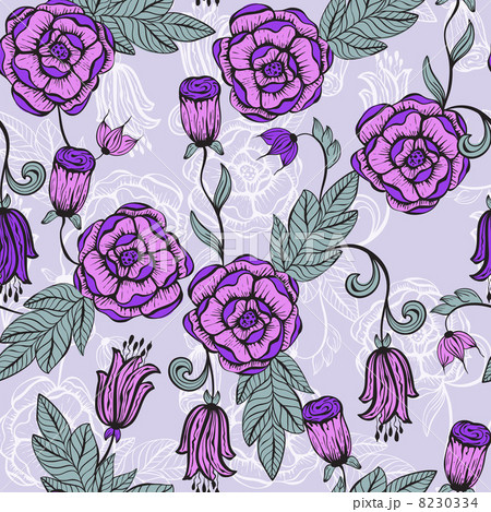 Vector seamlesss Floral pattern 8230334