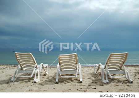 Chairs on the beach 8230458