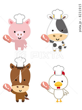 肉料理のイラスト素材 8231915 Pixta