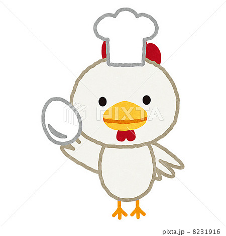 鶏と卵のイラスト素材