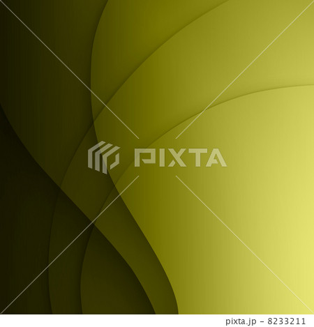 Green smooth twist light lines vector background. 8233211