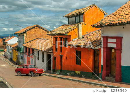 La Candelaria, historic neighborhood in downtown Bogota, Colombi La Candelaria, historic neighborhood in downtown Bogota, Colombi 8233549