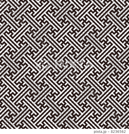 紗綾 和柄 パターン 背景 ベクター 幾何学模様 紗綾 和柄 パターン 背景 ベクター 幾何学模様 8236562
