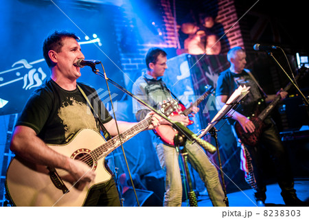 Band performs on stage 8238303