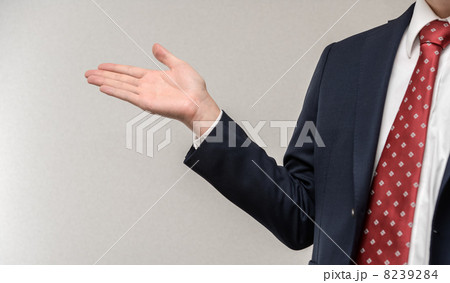 紹介するビジネスマン 8239284