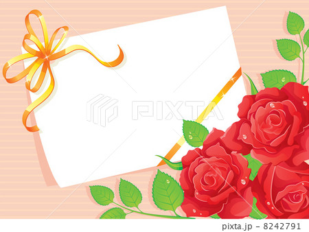 Background with beauty roses 8242791