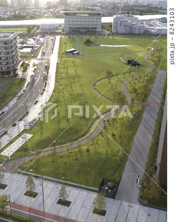 俯瞰でみる葛飾にいじゅくみらい公園 8243103