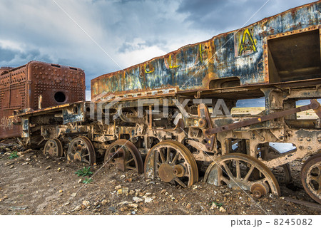 Train cemetery, Uyuni, Bolivia 8245082