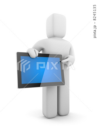 Person with tablet computer 8245135
