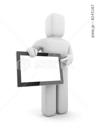 Person with tablet computer Person with tablet computer 8245167