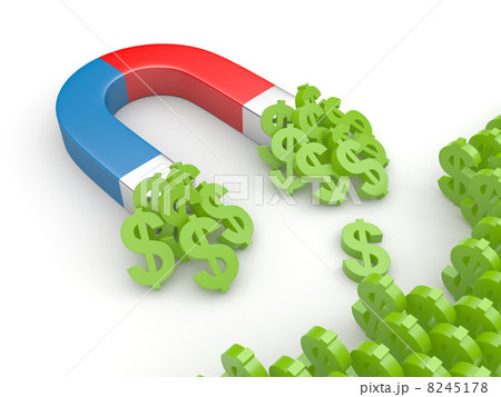 Magnet with dollar sign 8245178