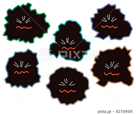 ばいきんのイラスト素材