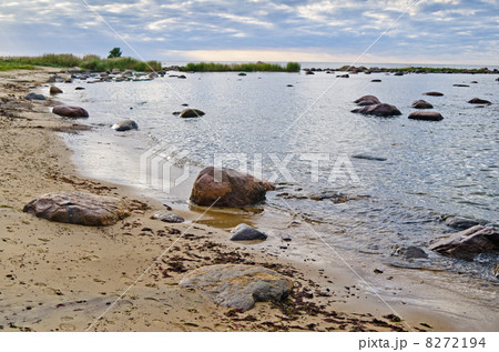 Stones on coast of Baltic sea 8272194