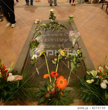 聖トーマス教会内バッハの墓 8273730