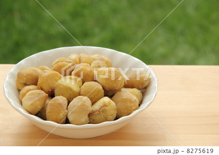 茹でた栗 茹でた栗 8275619