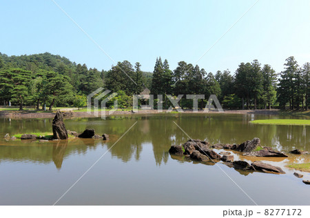 世界遺産 平泉 毛越寺庭園大泉が池 世界遺産 平泉 毛越寺庭園大泉が池 8277172