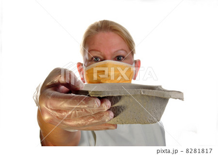 clinical staff wearing a new surgical mask 8281817