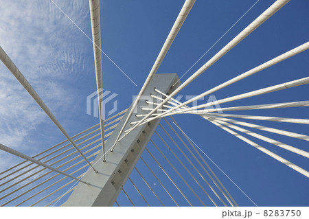 Abstract Detail of Millennium Bridge in Podgorica, Capital city 8283750