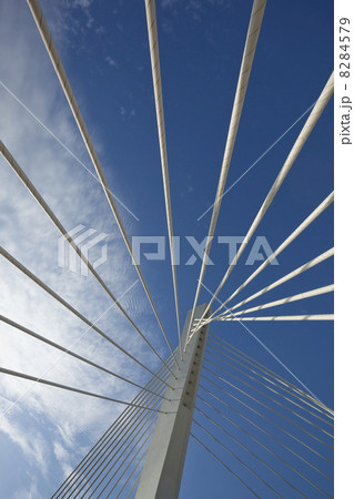 Abstract Detail of Millennium Bridge in Podgorica, Capital city Abstract Detail of Millennium Bridge in Podgorica, Capital city 8284579