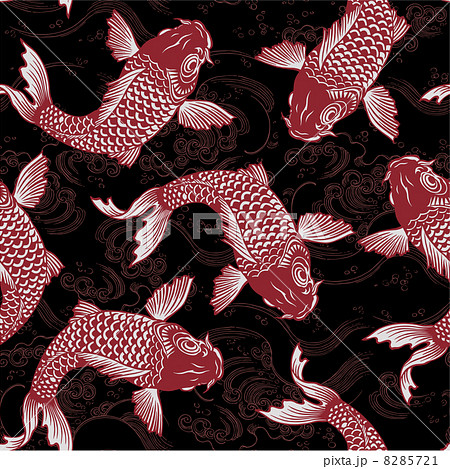 和調の鯉シームレスで 8285721