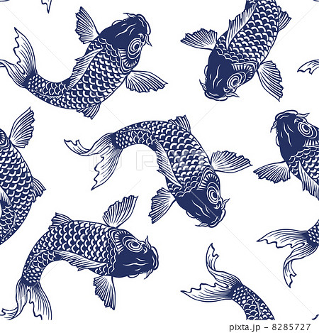和調の鯉シームレスで 8285727