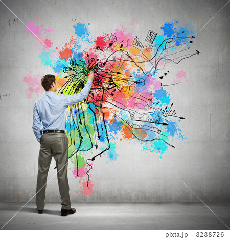 Back view of businessman 8288726