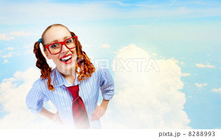 Funny teenager girl 8288993