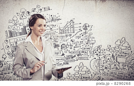 Businesswoman with ipad Businesswoman with ipad 8290268