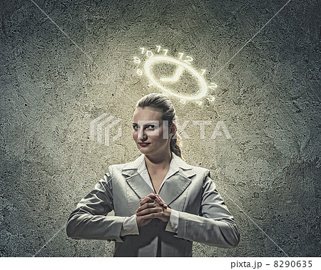 Saint businesswoman 8290635