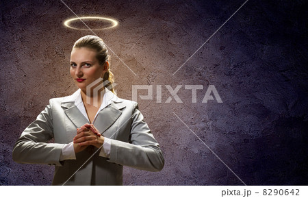Saint businesswoman 8290642