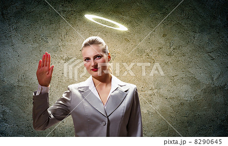 Saint businesswoman 8290645