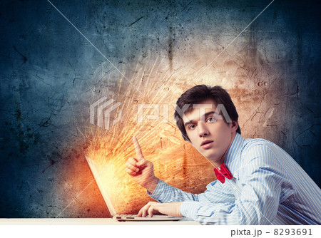 Businessman using laptop Businessman using laptop 8293691