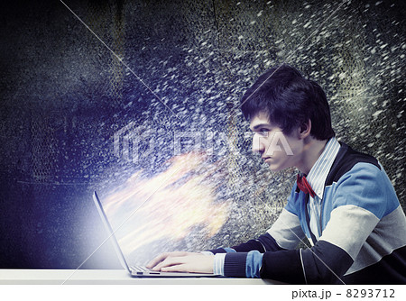 Businessman using laptop Businessman using laptop 8293712