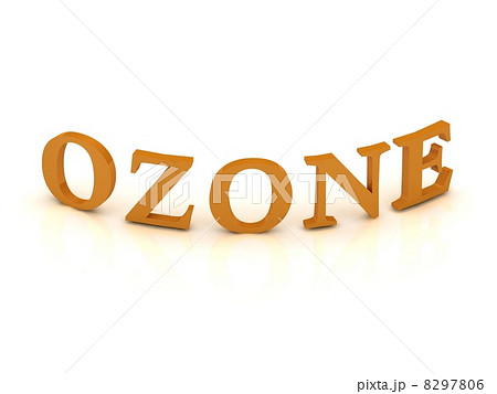 OZONE sign with orange letters 8297806