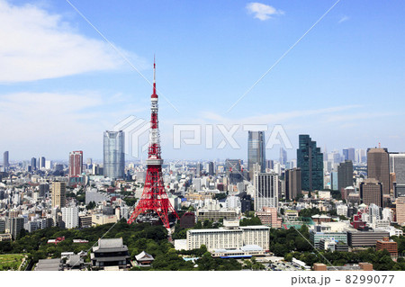 世界貿易センタービルから東京タワーを望む眺望 8299077