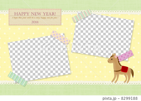 新年賀卡(帶照片空間) 新年賀卡(帶照片空間) 8299188
