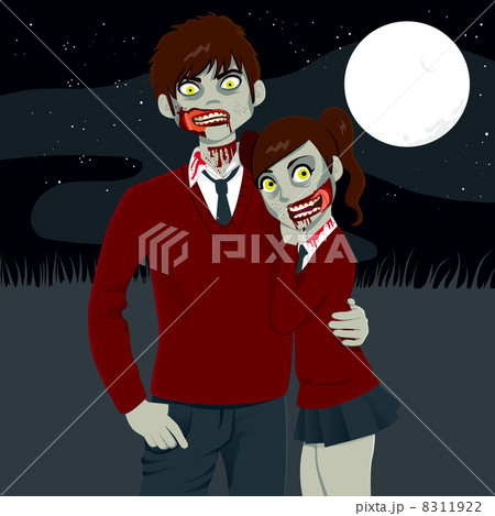 Zombie High School Couple Zombie High School Couple 8311922