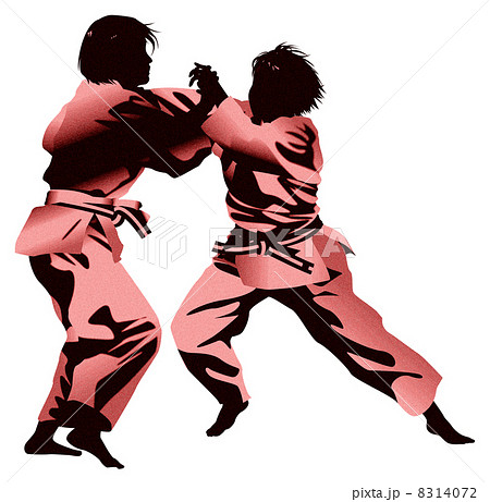 女子柔道(シルエット) 女子柔道(シルエット) 8314072