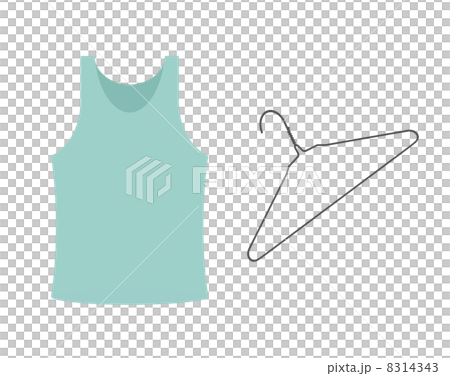 タンクトップと針金ハンガー 8314343