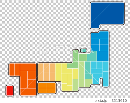 日本地図 8315610