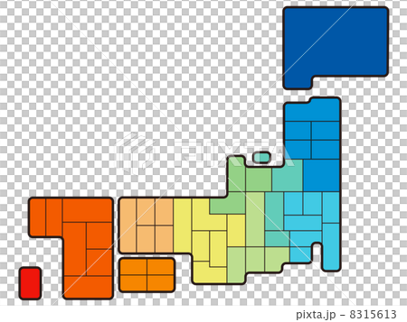 日本地図 8315613