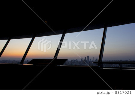 文京シビックセンター大展望台から臨む東京の夕景 文京シビックセンター大展望台から臨む東京の夕景 8317021