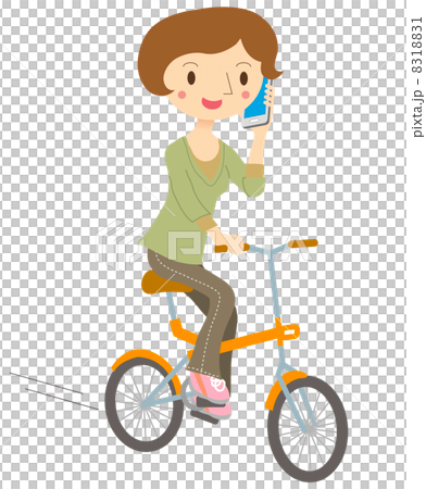 自転車 携帯マナー 危険 自転車 携帯マナー 危険 8318831