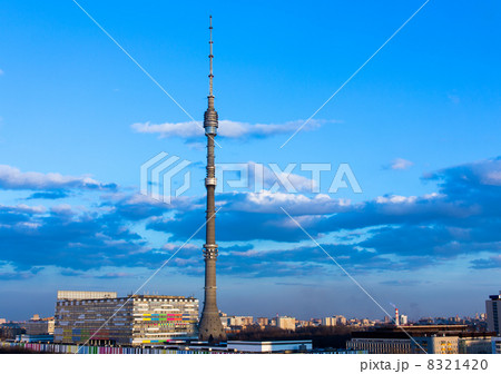 Ostankino Tele Tower evening Ostankino Tele Tower evening 8321420