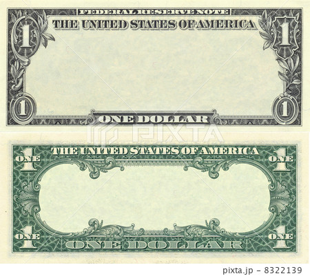 Clear 1 dollar banknote pattern 8322139