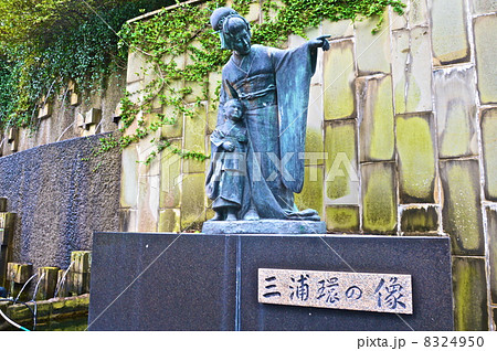 蝶々さんに扮した「三浦環」の像（グラバー園／長崎県長崎市南山手町） 8324950
