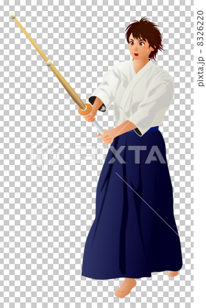 剣道_素振り 8326220