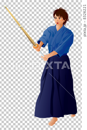 剣道_素振り 8326221