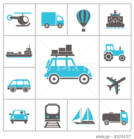 Transport icons Transport icons 8329137